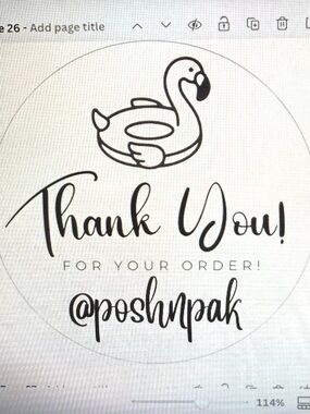NEW! 🎉 50 CUSTOM THANK YOU STICKERS with your Closet name- Summer